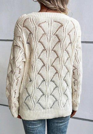 White Breeze Knit Sweater PREORDER