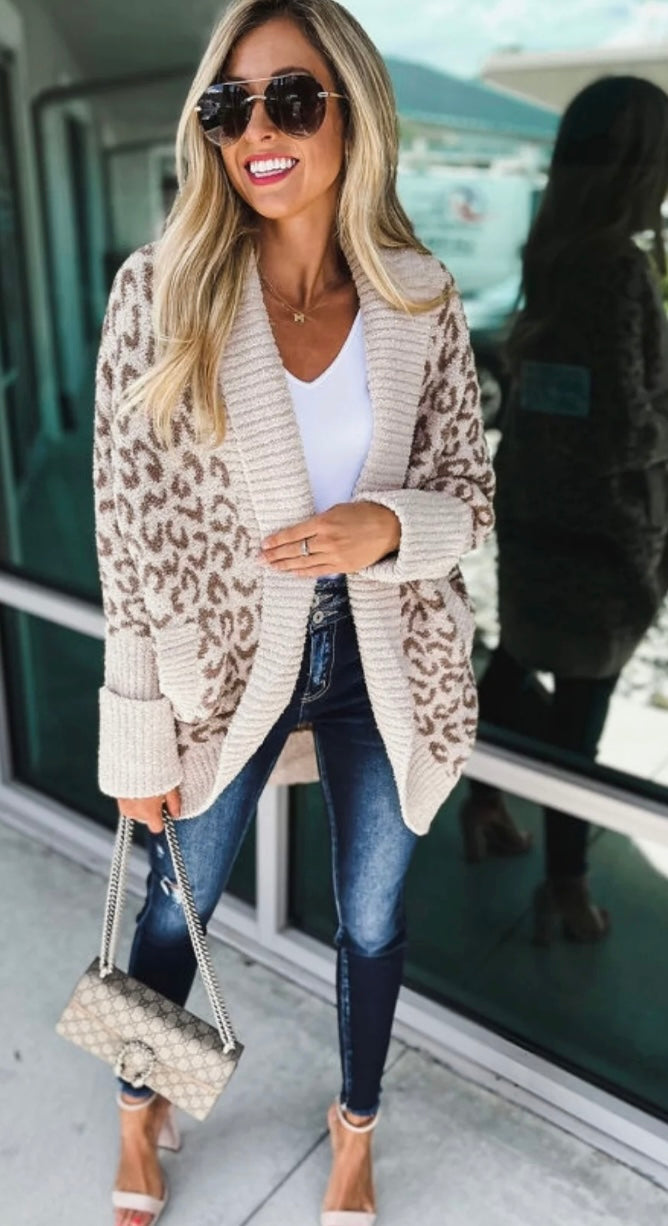Cozy Leopard Cardi