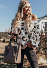 Born Wild Off Shoulder Sweater