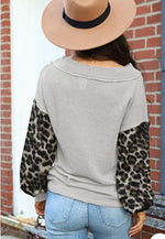 Leopard Colorblock Thermal *final sale*