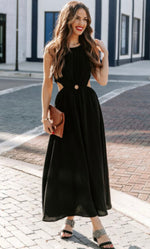 Black Cut-Out Maxi *final sale*