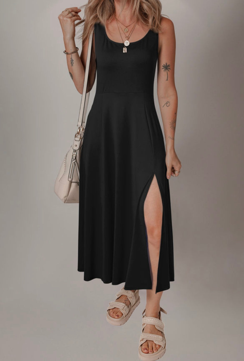 Simply Black Flare Dress PREORDER
