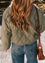 Army Green Sherpa Puffer Jacket *final sale*