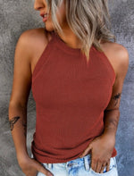 Harvest Halter Knit Tank