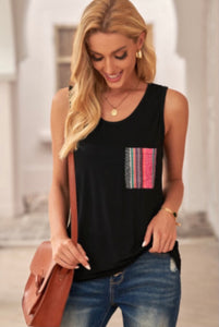 Color Pop Pocket Tank