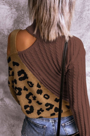 Brown Buckle Sweater *final sale*