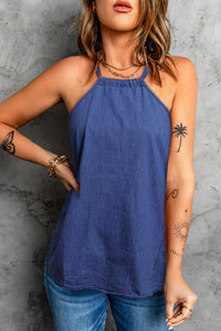 Dark Denim Halter *final sale*